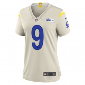 Los Angeles Rams Tröjor Matthew Stafford 9 Nike Cream 2021 NFL - Dame